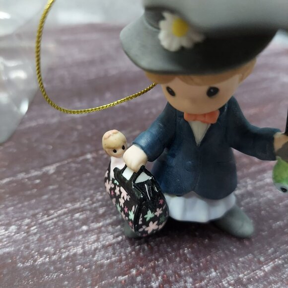 Hallmark Keepsake Precious Moments Disney Mary Poppins Christmas Tree Ornament - Picture 6 of 6